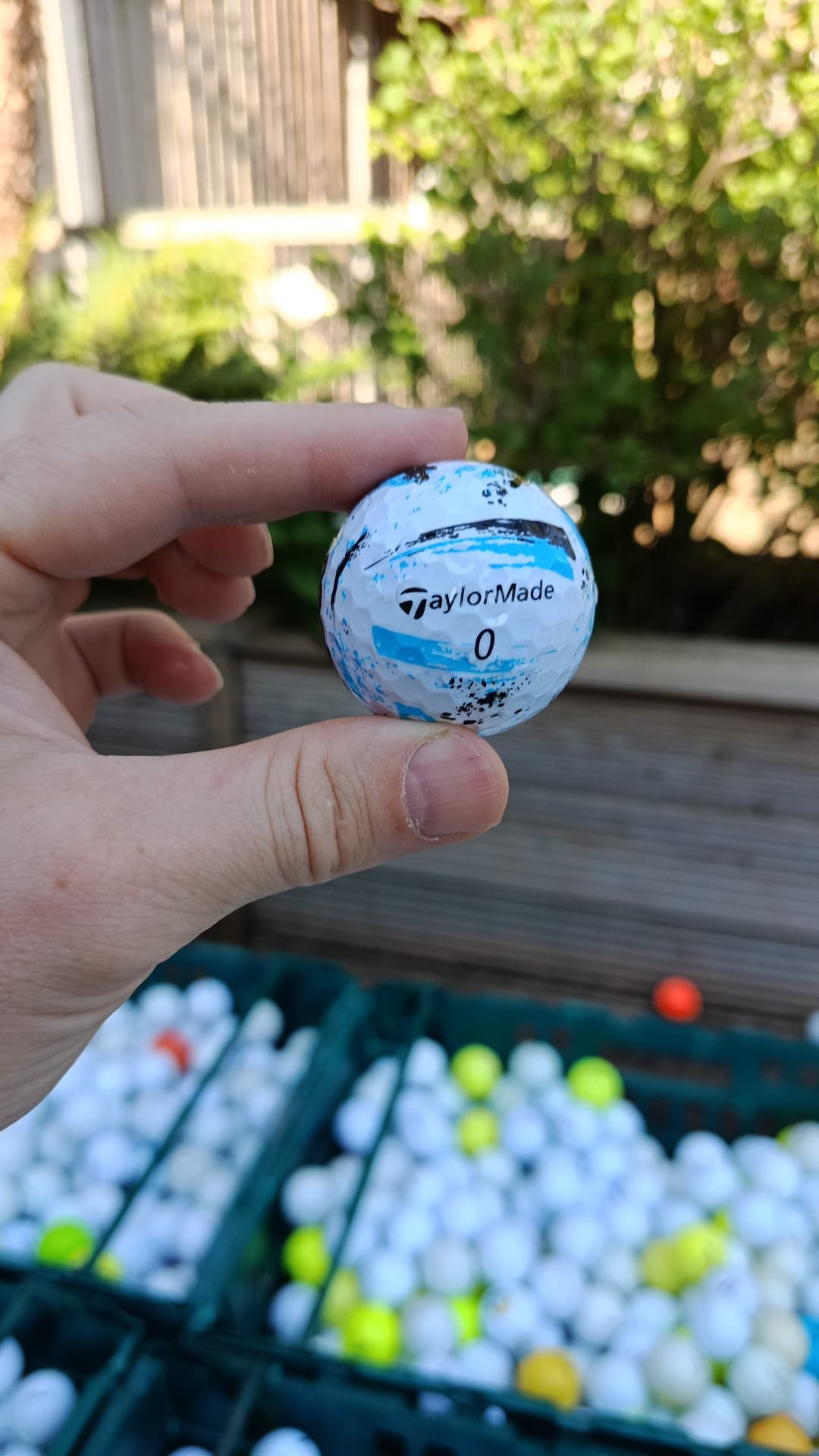 Mixed brand golf balls